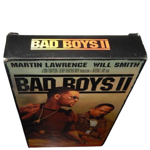 BAD BOYS II BAD BOYS 2 vintage VHS movie in original paper case - Picture 4 of 6